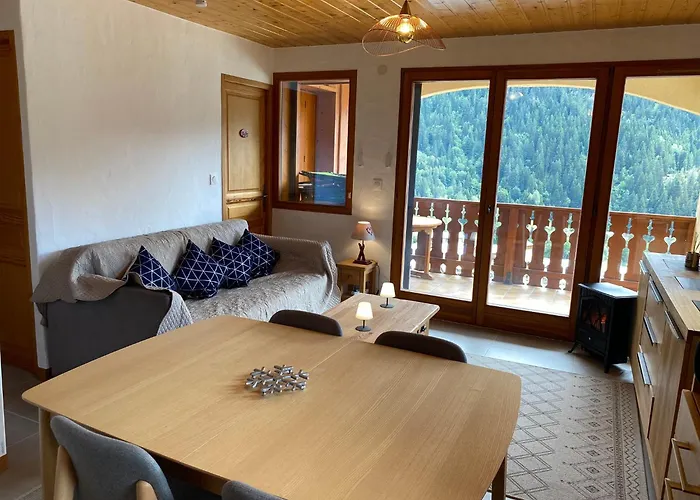 Les 4000 - Vue A Couper Le Souffle, Charme Montagnard Et Confort Moderne Pour 4 A 6 Personnes A 200m Des Pistes Апартаменты Ла-Плань