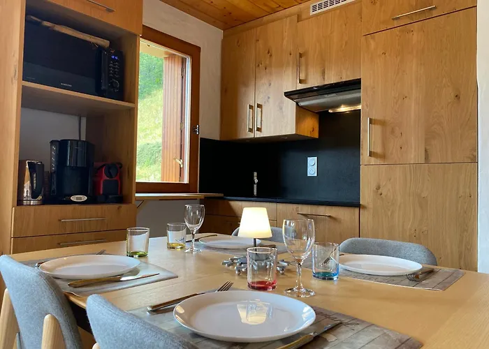 Les 4000 - Vue à Couper Le Souffle, Charme Montagnard Et Confort Moderne Pour 4 à 6 Personnes à 200m Des Pistes La Plagne